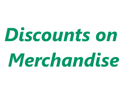 Discounts on Merchandise